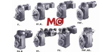 硬齒面斜齒輪減速機，F107系列斜齒輪減速機