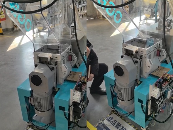 士元SGF小型直角減速電機應用在日資客戶粉碎設備上.jpg